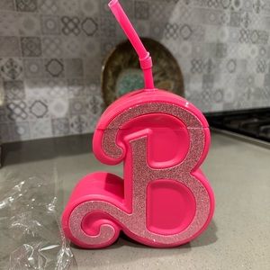 Brand New Barbie Movie tumbler/water bottle/cup (twist top)—AMC Theater